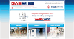Desktop Screenshot of gaswise.co.uk